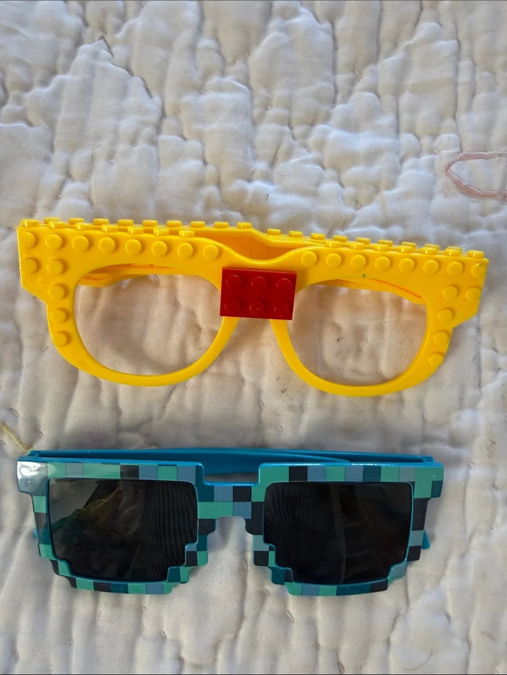 Novelty Sunglasses Bundle - Yellow, Blue, Red, Gold, Teal